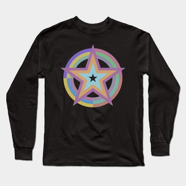 Star Long Sleeve T-Shirt by MichaelaGrove